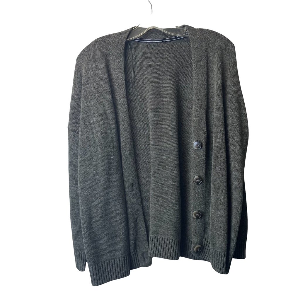 Heavy button up cardigan 2XL